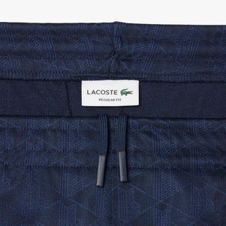 LACOSTE PANTALONE TUTA JACQUARD CON MONOGRAMMA UOMO XH0197 166