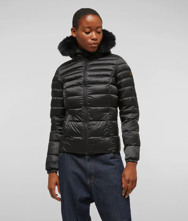 REFRIGIWEAR GIUBBOTTO MEAD FUR CAPPUCCIO CON PELLICCIA DONNA