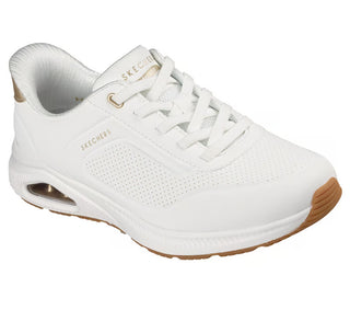 SKECHERS SCARPE ARCH FIT UNO RELAXING ON AI 190177 WHT