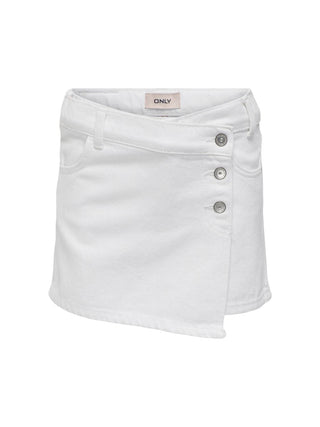 ONLY KIDS DENIM SKIRT JENNY JR 15295800 WHT