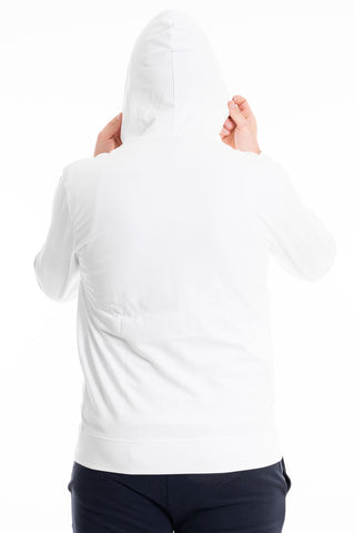 MARKUP FELPA CON CAPPUCCIO E ZIP MK12002 BNC