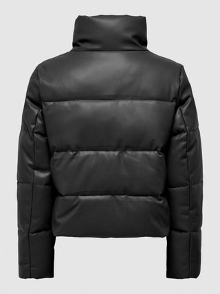 ONLY ELSIE LEATHER BOMBER JACKET WOMEN 15322016 BLK