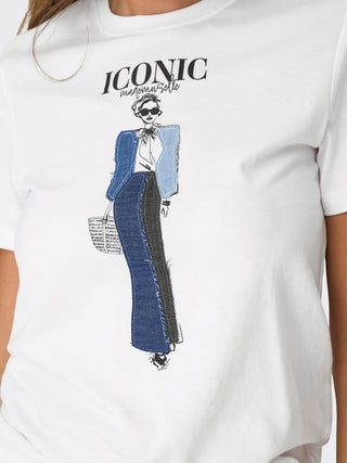 ONLY EMMA PRINTED T-SHIRT WOMEN 15329752 BWI