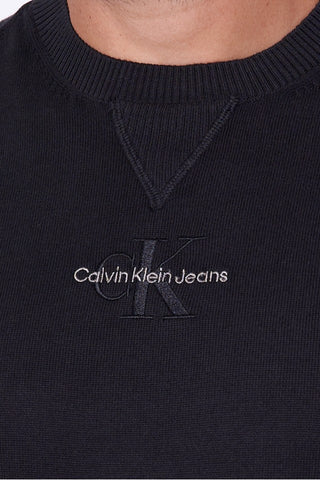 CALVIN KLEIN JEANS CREW NECK SWEATER WITH LOGO J325671 0GM
