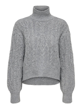 ONLY MAGLIONE HILDE A COLLO ALTO INTRECCIATO 15375336 MGM