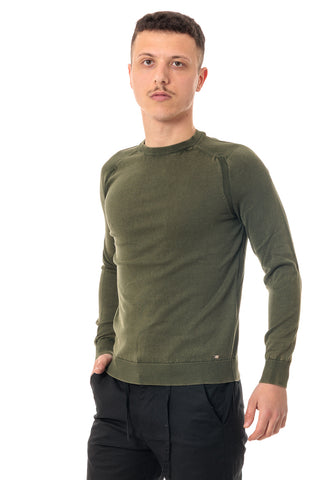 MARKUP MAGLIONCINO IN MAGLIA TRAPUNTATO SU SPALLE MANICA LUNGA UOMO MK10008 MLR