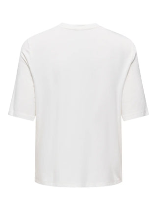 ONLY T-SHIRT BAMBOO A GIROCOLLO 15377110 CLD