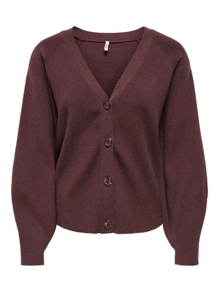 ONLY CARDIGAN SITERI CON SCOLLATURA A 4 BOTTONI 15374994 FIG