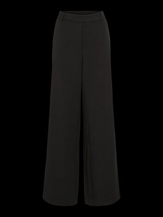 VILA PANTALONE VARONE PATTERN DONNA 14089556 BLK