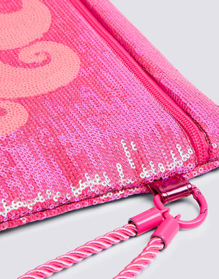 SUNDEK BORSA CON PAILLETTES E MANICO LATERALE IN CORDA AW912ABPA400 A7002