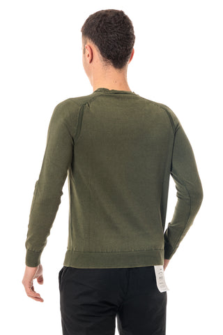 MARKUP MAGLIONCINO IN MAGLIA TRAPUNTATO SU SPALLE MANICA LUNGA UOMO MK10008 MLR