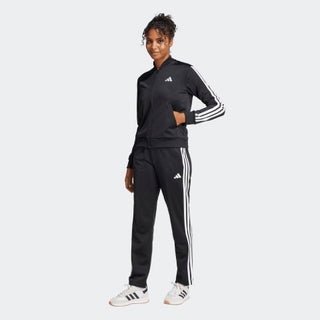 ADIDAS TUTA ADIDAS 3 STRISCE FELPA CON ZIP E PANTALONE CON LOGO DONNA JD5434