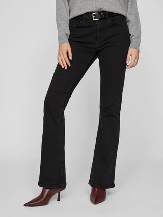 VILA BETTY JEANS A ZAMPA FLARED 14105101 BLK