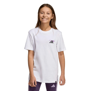 ADIDAS T-SHIRT GIROCOLLO CON STAMPA LOGO KA0532