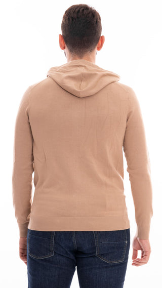 MARKUP FELPA CON CAPPUCCIO E ZIP UOMO MK790126 CML