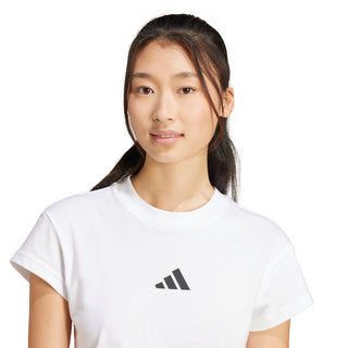 ADIDAS WOMEN'S FUTURE ICONS T-SHIRT WITH LOGO JE4001