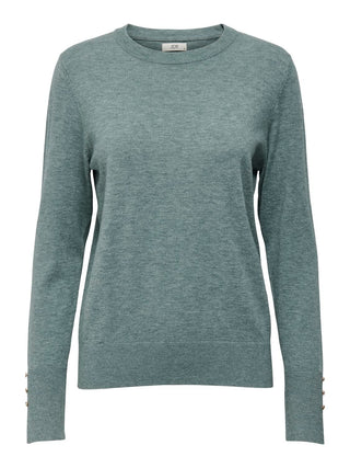 JACQUELINE DE YONG MALOU LONG SLEEVE SWEATER WITH BUTTONS ON THE SLEEVE WOMEN 15312026 AYS