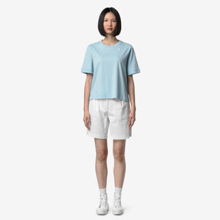 K-WAY T-SHIRT SELUNE JERSEY DONNA K2148EW D40