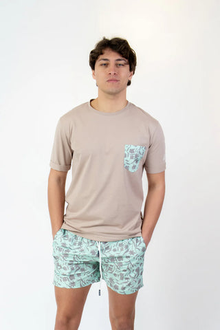LORD PARTENOPEI T-SHIRT CON TASCHINO FLORET TM26-FLORET FAN