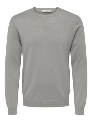 ONLY&SONS WYLER MAGLIONE GIRO COLLO UOMO 22020088 GRF