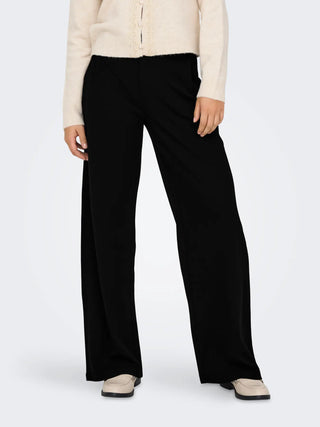 JACQUELINE DE YONG PANTALONE GEGGO GAMBA LARGA 15330419 BLK