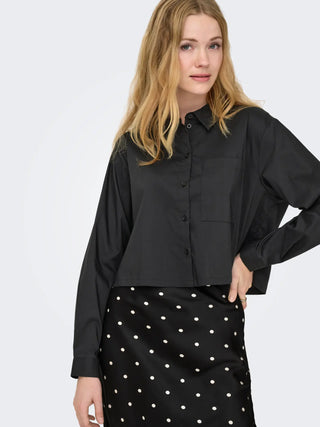 JACQUELINE DE YONG MIO CAMICIA CROP 15363677 BLK