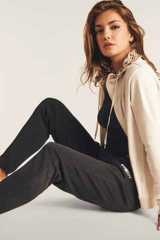 FREDDY TUTA CON FELPA CON CAPPUCCIO E COLLO CON FANTASIA E PANTALONE CON LOGO METALLIZZATO DONNA WTRK5 Z102N