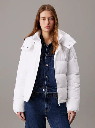 CALVIN KLEIN JEANS PUFFER JACKET MONOLOGO WOMEN J224119 YAF