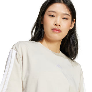 ADIDAS T-SHIRT 3 STRISCE CON LOGO DONNA JE1219