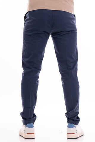 MORO PANTALONE TASCA AMERICA RASO REGULAR ME2454R BLU