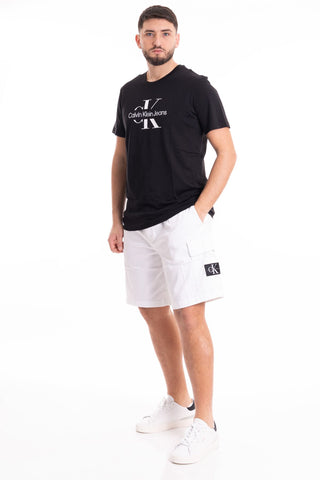 CALVIN KLEIN JEANS T-SHIRT DISRUPED OUTLINE MONOLOGO J325190 BEH