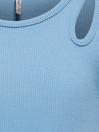ONLY KIDS TOP CON SPALLA TAGLIATA NESSA 15313690 BLB