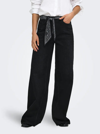 JACQUELINE DE YONG VERA JEANS CON FOULARD IN VITA 15377133 BKD