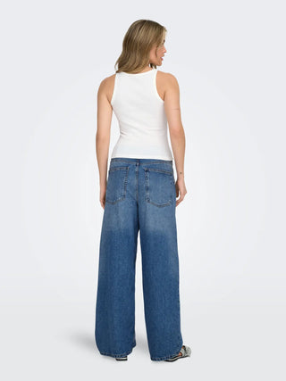 ONLY FILIZ T-SHIRT GIROMANICA CON APPLICAZIONI 15368917 CLD