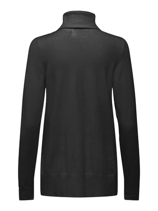 ONLY MAGLIONE LIBI COLLO ALTO DONNA 15324689 BLK