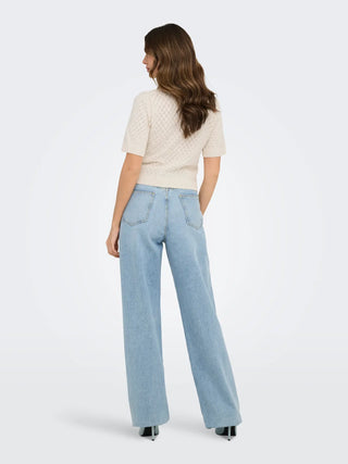 ONLY POLO ONL COSIMA  CON TESSUTO TRAFORATO 15341211 BRC