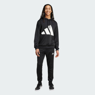 ADIDAS TUTA COMPLETA CON CAPPUCCIO E LOGO CENTRALE JX5551