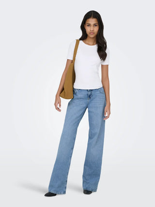 ONLY JEANS BRENDA LOW WIDE A GAMBA LARGA 15345428 LMB