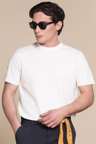IMPURE JOSHUA T-SHIRT IN PIQUET ELASTICIZZATO UOMO JOSHUA PIQC24