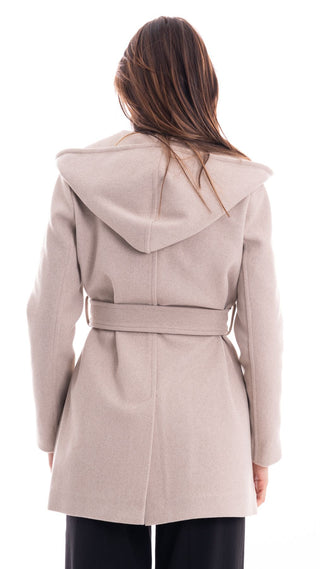 MARKUP WOMEN'S KNITTED FABRIC HOODED COAT MW764620 CHA