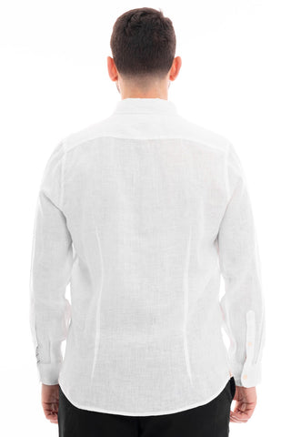 MARKUP CAMICIA MANICA LUNGA 100% LINO MK13004 BNC