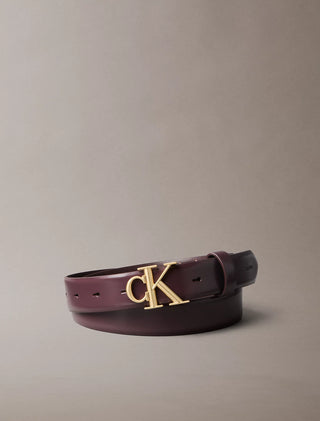 CALVIN KLEIN CINTURA FIBBIA ROTONDA UOMO 15MM LV04F7074G VCW
