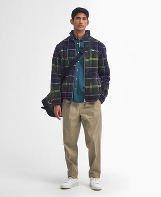 BARBOUR GIUBBOTTO TARTAN CON ZIP LOWLANDS MFL0187 TN11