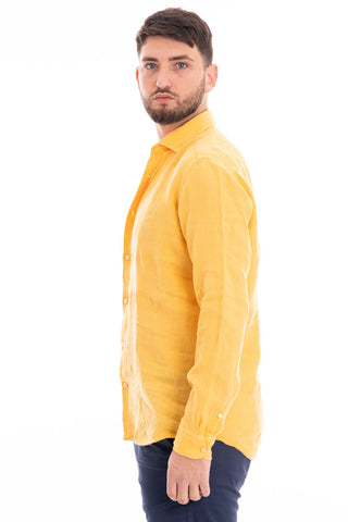 MASTRICAMICIAI LINEN SHIRT WITH FRENCH COLLAR FS069 MC309 103 LUCA