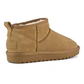 COLORS OF CALIFORNIA W SHORT WINTER BOOT IN SUEDE YW078 TAN