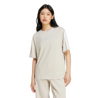 ADIDAS T-SHIRT 3 STRISCE CON LOGO DONNA JE1219