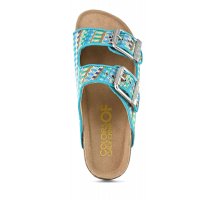 COLORS OF CALIFORNIA SANDALO IN RAFIA CON DOPPIA FIBIA BIO500 SKY