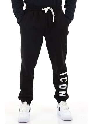 ICON PANTALONE TUTA C/LOGO GRANDE ICON F2W6P001 NER