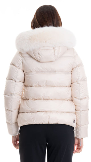 COLMAR SHORT DOWN JACKET WITH FUR HOOD WOMEN 2216E 2Y0 04