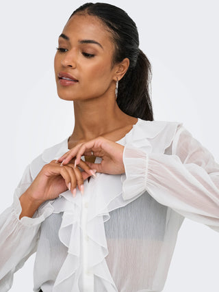 JACQUELINE DE YONG CAMICIA CON VOLANT NOVA 15358503 ERT